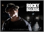 Rocky Balboa, kapelusz, Sylvester Stallone, noc