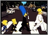 The Simpsons, Simpsonowie, Rodzinka, Przejcie, Pasy, Ulica